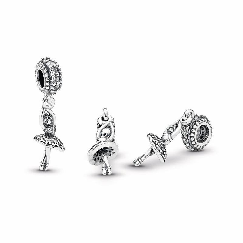 Pandora Ballerina Dangle Charm Clearance NZ, Sterling Silver (825601-NZD)